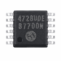 Microchip MCP4728-E/UN Quad 12-Bit I2C DAC MSOP-10, buffer EEPROM à quatre canaux pour la calibration des capteurs et les circuits de contrôle des moteurs
