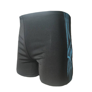 Men's Swim <b>Trunks</b> Color Blocked <b>Black</b> Plus Size Swimming Water Sports Knitted Fabric Adult Wear - Product Image 5