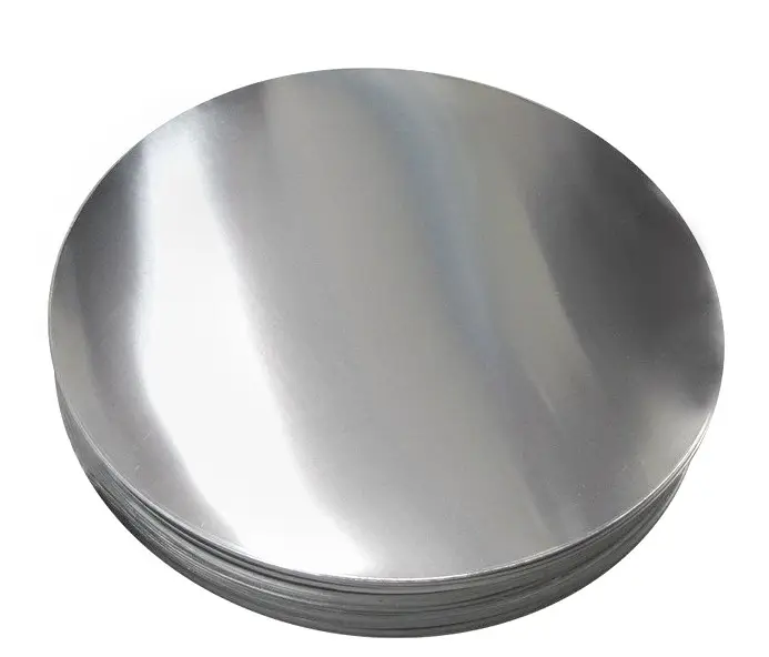 factory Aluminum Alloy Round Sheets plate 1050 1060 3003 3004 Kitchen Food Grade Cookware Coated Disc Circle Plate