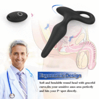 Vente en gros de jouets anaux sans fil en silicone avec télécommande, vibrateur pour hommes, plug anal, massage de la prostate, jouets sexuels pour adultes, érotique, OEM & ODM