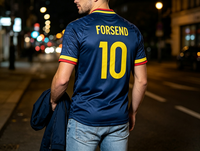 26/27 Nouveau maillot de football de club haut de gamme personnalisé, unisexe, avec logo et numéro personnalisés, 100% polyester, impression par transfert thermique