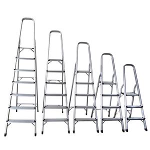 Barato Alumínio Household <span class=keywords><strong>Step</strong></span> <span class=keywords><strong>Ladders</strong></span> para Home Folding Household Ladder Cap <span class=keywords><strong>Step</strong></span> Stool com Plataforma - Product Image 1