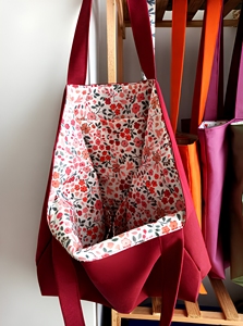Bolsa de Lona de Color Sólido, Estilo Abierto, a la Moda, para Todas las Temporadas, Reutilizable para Compras - Product Image 2