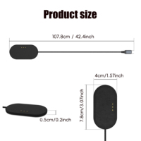 Chargeur sans fil rapide pour iPad avec câble long et design magnétique puissant, chargeur sans fil rapide pour iPad Pro 12,9 pouces 3e/4e/5e/6e génération