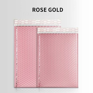 Polymailer d'affranchissement étanche auto-adhésif de haute qualité Échantillon gratuit écologique Sac postal de couleur rose du Vietnam - Product Image 6