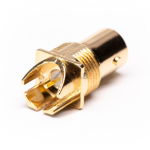 RF BNC Coaxial Soldadura Conector macho Panel Pin Tipo de enchufe - Product Image 3