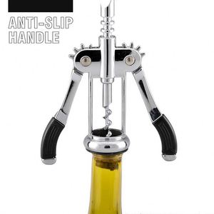 Kit de abridor de botellas de vino tinto multifuncional de aleación de zinc para uso doméstico y en restaurantes - Product Image 4