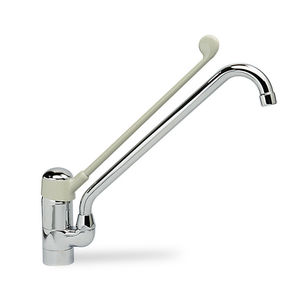 Grifo Mezclador para Fregadero con Palanca Clínica Cromada de 50 cm de Longitud para Uso en Laboratorio - Product Image 1