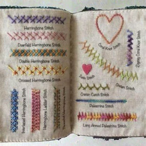 LANDFUL Stitch Book DIY Embroidery Wool Animal Style <b>Foam</b> Foundation <b>Craft</b> Enthusiasts Handmade Sample Techniques Needlework - Product Image 3