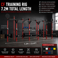 Rack de Potencia Multifuncional Comercial al por Mayor, Rack de Sentadillas de Alta Resistencia, Plataforma de Fitness para Gimnasio, Equipo de Entrenamiento con Logotipo Personalizado
