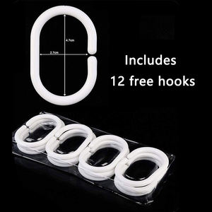 Cortina de Baño con Diseño de Bosque Verde, Antimoho, Impermeable, con Patrones Personalizables, para el Hogar - Product Image 3