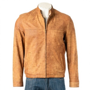 Custom Stylish <b>High</b> Quality Men's Letterman Motorcycle <b>Leather</b> Jacket Winter Eco-Friendly Breathable Windproof Design Front - Product Image 3