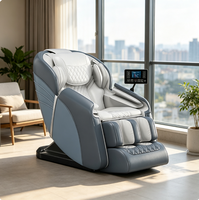 Silla de Masaje de Gravedad Cero de Lujo, Venta al por Mayor de Fábrica, Económica, de Cuerpo Completo, con Pantalla Táctil, para Uso Doméstico, con Masaje de Pies