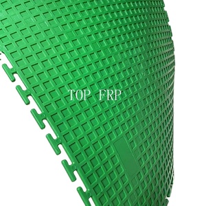 Anti-Slip PVC Interlocking Garage Floor Tiles Removable Vinyl Flooring <b>Mats</b> for Warehouses Garages with Graphic Design Solution - Product Image 3