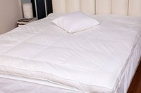 Dessus de matelas en Polyester, Offre Spéciale duvet d'oie de canard doux et confortable de haute qualité
