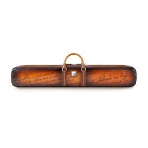 Étui de queue de billard portable en cuir véritable, forme ronde, 1/2 rigide, 3B4S, <span class=keywords><strong>prix</strong></span> usine bas - Product Image 1