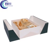 Caja de Regalo Ecológica Creativa con Logotipo Personalizado, Caja Rígida con Seda para Frascos de Perfume, Productos Esenciales para el Cuidado de la Piel y Cosméticos