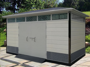 Container Espandibile <span class=keywords><strong>in</strong></span> <span class=keywords><strong>Lamiera</strong></span> di Ferro per <span class=keywords><strong>Giardino</strong></span>, <span class=keywords><strong>Casetta</strong></span> Attrezzi <span class=keywords><strong>da</strong></span> Esterno, Soluzione di Stoccaggio per <span class=keywords><strong>Giardino</strong></span>/Cortile - Product Image 2
