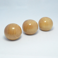 Boules en bois rondes naturelles non finies, boules en bois dur massif pour la décoration de la maison, les projets de bricolage et de décoration