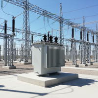 Transformateur de distribution triphasé immergé dans l'huile S11-M-50kVA 10kV vers 400V 50/60Hz à bobinage en couches