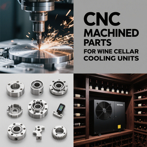 ชิ้นส่วนเครื่องจักรกลซีเอ็นซีความแม่นยำสูงที่กำหนดเองชิ้นส่วนเครื่องจักรกลสแตนเลสสำหรับห้องเก็บไวน์อุปกรณ์ระบายความร้อนรวมถึงการเจาะเจาะเจาะเจาะรู - Product Image 3