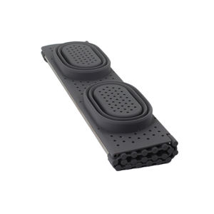 Escurridor de Platos Plegable y Ajustable de Acero Inoxidable 304 para Fregadero de Cocina con Organizador y Soporte para Esponja - Product Image 4