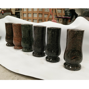 <span class=keywords><strong>Vases</strong></span> de 1,3 pièces <span class=keywords><strong>en</strong></span> <span class=keywords><strong>granit</strong></span> noir, fait à la main avec un Design moderne - Product Image 5