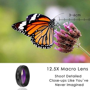 Sản phẩm 2025 mới điện thoại di động ống kính Fish Eye 0.45X Macro 235 Wide Angle điện thoại di động ống kính cho điện thoại thông minh - Product Image 5