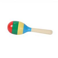 Orff Percussion Instrument Christmas Colored Wooden Maracas for Kids Festive Decor Music Enlightenment Education