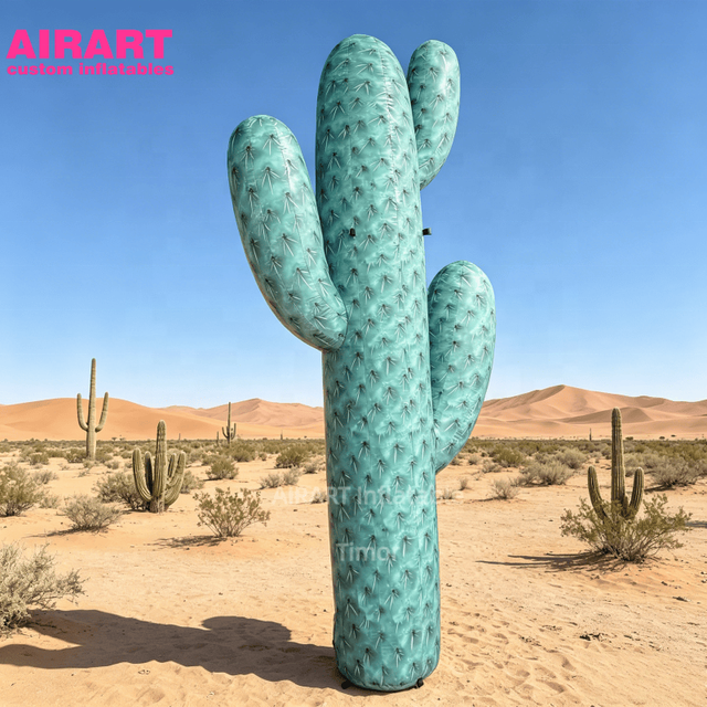 Inflatable Artificial Cactus for Parade Events, Custom Inflatable Cactus Toy for Wedding Decorations