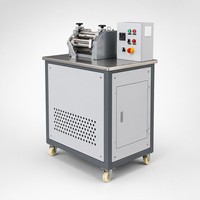 Kunststoff-Pelletiermaschine Labor-Zweiwalzenmühle Wasserkühlsystem PVC-Compound-Misch- und Granuliermaschine mit Temperaturkontrolle CE