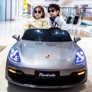 Mobil listrik anak, mobil listrik empat roda berkendara, mobil listrik kendali jarak jauh dengan lampu LED USB musik - Product Image 5