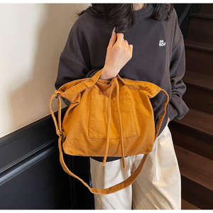 Sac bandoulière personnalisé ODM, mode simple, couleur unie, pour femme - Product Image 3