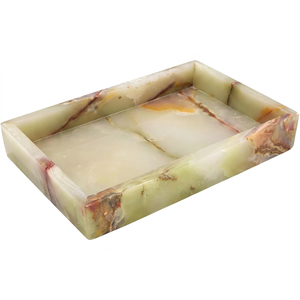 Bandeja de Baño Moderna y Económica de Mármol para Jabón, Botellas de Loción, Toallas y Organización Elegante del Baño por AALIYAN IMPEX - Product Image 1