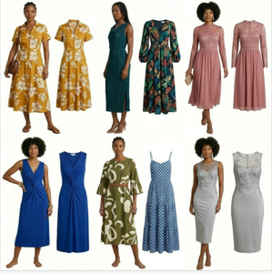 Vestido Largo Elegante Estilo Francés para Verano, Vestido Largo Moderno para Mujer, Envío de Mercancía Surtida - Product Image 1