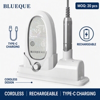 BQ-121 Taladro Eléctrico Inalámbrico Recargable de 45000 RPM con Carga Tipo-C, Pantalla LCD Inteligente y Control de Precisión