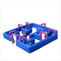 Nouveau jeu de labyrinthe interactif gonflable de conception pour le parc d'attractions