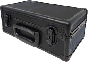 Portable Aluminum <strong>Briefcase</strong> with Zipper Closure for Graded Sports &amp; Trading Cards Card Case &amp; Slab <strong>Storage</strong> <strong>Box</strong> - Product Image 3