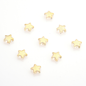 ZHB 10MM colorido estrella colgante cuentas de vidrio gradiente colores pentagrama cuentas de cristal para DIY collar ornamento regalos - Product Image 4