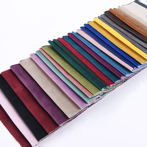 Multi Purpose Yellow Elastic Velvet Fabric Soft Plush Stretch For Furniture Soft Pack <b>Sofa</b> <b>Cover</b> - Product Image 2