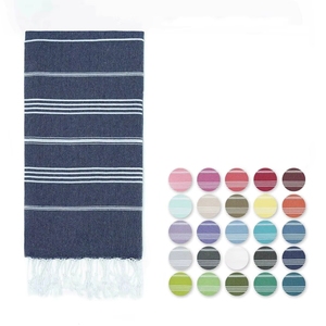 2025 nouveauté luxueux turc été serviettes de plage personnalisé broderie impression surdimensionné couvertures coton - Product Image 5