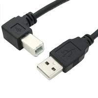 Cable de Extensión USB 2.0 de Alta Calidad de 1M, Cobre Estañado, Revestimiento de PVC, Cable de Extensión Duradero para Impresora, Escáner, Computadora, Cargador de Auto