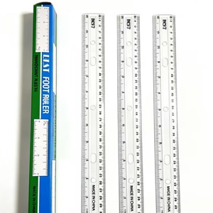<b>Office</b> Good Quality Straight Ruler 12 Inch Transparent Plastic Ruler <b>Drawing</b> Ruler Measuring Tools for School Stationery - Product Image 6