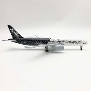 Modelo de Avión de Metal Fundido a Presión de 20 cm, Prototipo <span class=keywords><strong>A350</strong></span>, con Tren de Aterrizaje, Coleccionable de Aviación, Regalo - Product Image 1