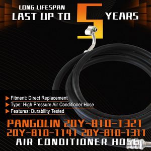 ท่อแอร์สำหรับรถขุดโคมัตสึ PC200-8 PC220-8 PC270 รุ่น 20Y 810 1311 20Y 810 1321 อะไหล่ระบบปรับอากาศ HVAC - Product Image 2
