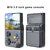 Lecteur de jeu vidéo M19 3D Console de jeux portable 3.5 pouces 4K HD écran IPS Système Linux Console de jeu d'arcade classique pour PSP PS1