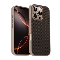 Étui de téléphone en fibre de carbone mat pour iPhone 11 12 13 14 15 16 Pro Max 16 Plus, coque arrière en acrylique rigide antichoc