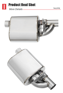 Sypes Auto Universele Demper Vacuüm Afstandsbediening 2/2.5/<span class=keywords><strong>3</strong></span> Inch 63/76Mm 304 RVS Remus Logo - Product Image 4