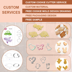 Herramientas de Repostería Personalizadas, Molde para Galletas 3D, Juego de Cortadores de Galletas de Plástico, Molde de Juego para <span class=keywords><strong>Niños</strong></span> - Product Image 4