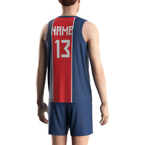 ชุดกีฬาวอลเลย์บอลสำหรับผู้ชายเสื้อเจอร์ซีย์ทีมกีฬาพิมพ์ลาย - Product Image 6